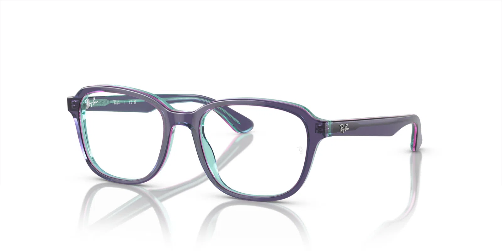 Ray-Ban Kids 0RY1627 Eyeglasses - Top Red & Violet & Orange - view 7